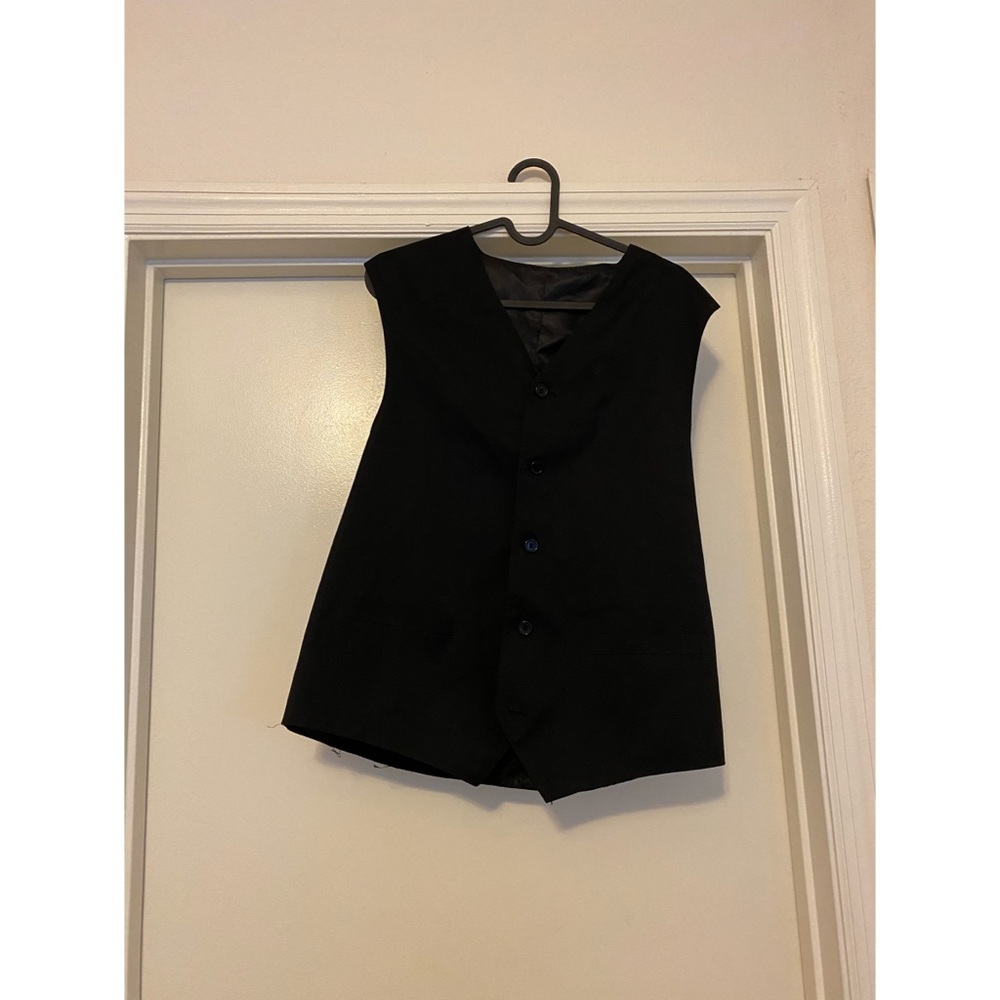 ‼️🔱Mens black vest with buttons
